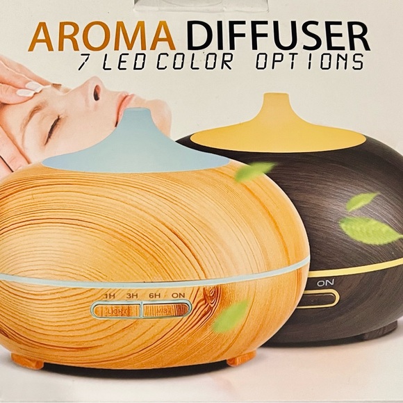 Accents | Aroma Diffuser Black Version With Led Color Options | Poshmark
